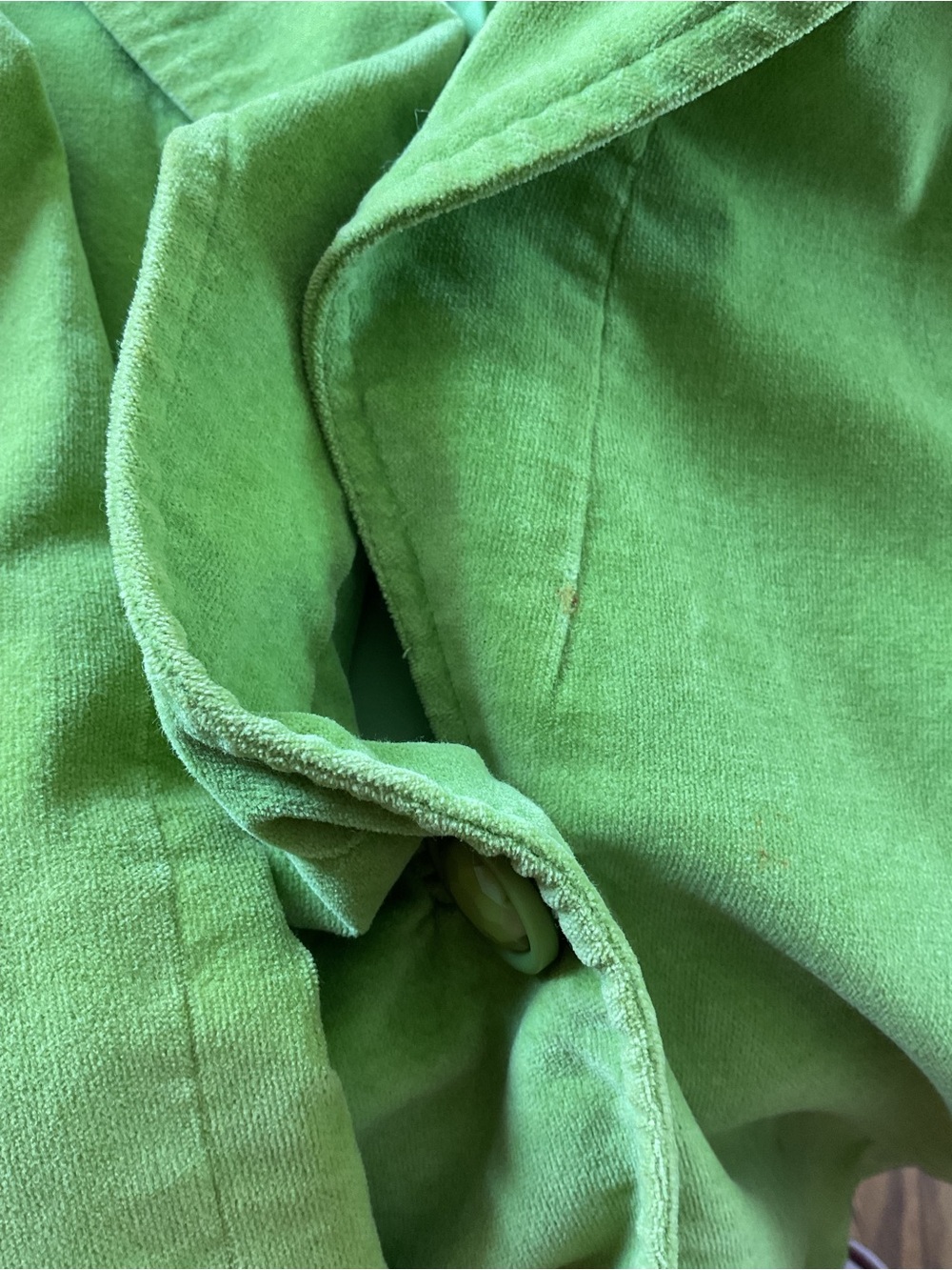 Caslon Nordstrom Lime Green Blazer Jacket 1X Plus Cotton Stretch Single Button - Picture 7 of 9